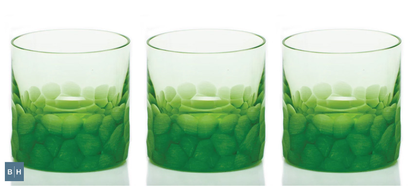Green glassware